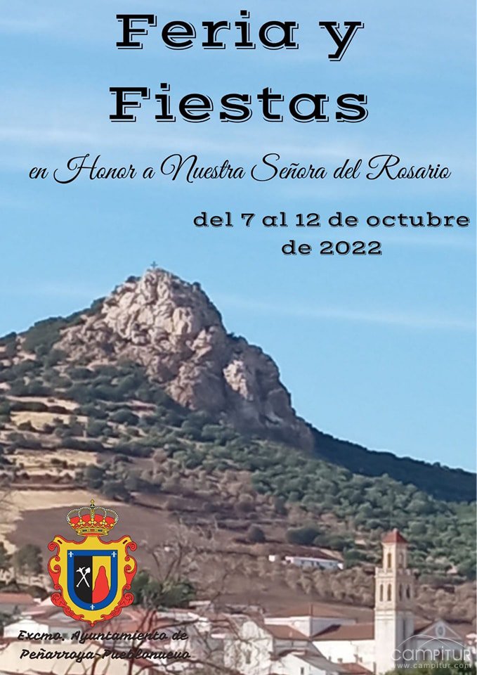 Fiestas patronales en honor de la Virgen del Rosario 2022 Peñarroya-Pueblonuevo